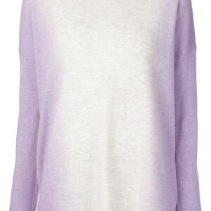 Vince. Vertical Dip Dye Crewneck Sweater - Cloud/Waterlily (NWOT)